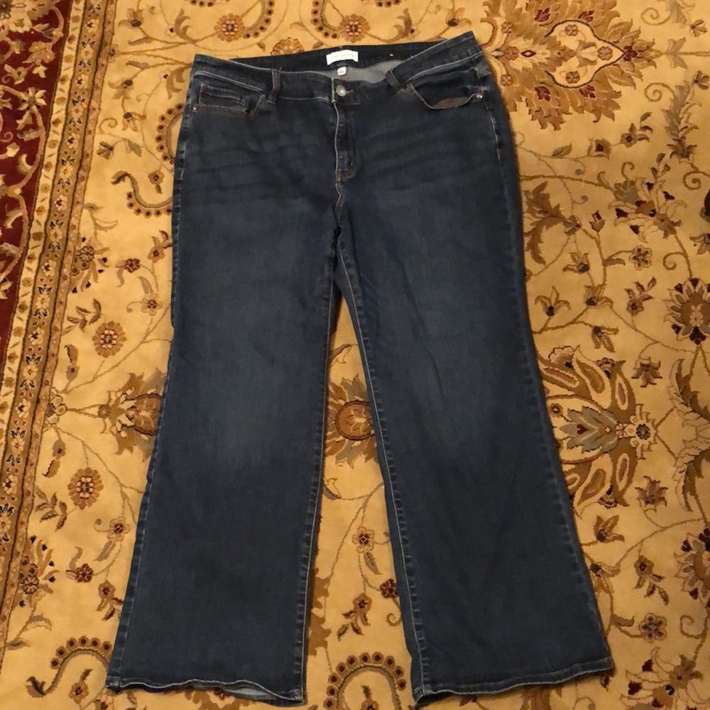 Lane Bryant curvy fit boot cut jeans size 22
